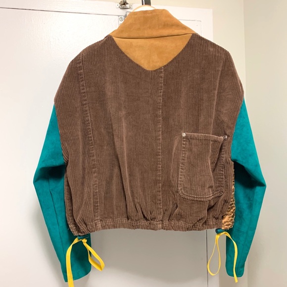 Handmade Patchwork Vintage Fabrics Bomber Jacket - Picture 3 of 4